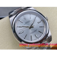 ロレックスコピー オイスター・パーペチュアル（Oyster Perpetual）41mm 124300“シルバー・ダイヤル＋シルバー・バーインデックス＋ポリッシュベゼル＋316Lスチールブレスレット” メンズ専用モデル