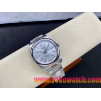 ロレックスコピー オイスター・パーペチュアル（Oyster Perpetual）41mm 124300“シルバー・ダイヤル＋シルバー・バーインデックス＋ポリッシュベゼル＋316Lスチールブレスレット” メンズ専用モデル