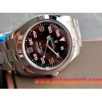 ロレックスコピー エア・キング（Air-King）41mm 126900“ブラック・ダイヤル＋ホワイト・アラビア数字インデックス＋ポリッシュベゼル＋316Lスチールブレスレット” メンズ専用モデル