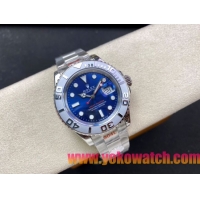 ロレックスコピー ヤット・マスター（Yacht-Master）40mm 126622“アイスブルー・ダイヤル＋細粒ベゼル仕上げ＋316Lスチールブレスレット” メンズ専用モデル
