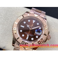 ロレックスコピー ヤット・マスター（Yacht-Master）40mm 126655RBR“ブラウン・ダイヤル＋ローズゴールドケース＋セラミックベゼル” メンズ専用モデル