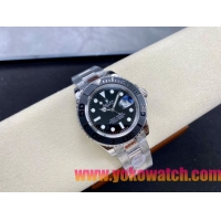 ロレックスコピー ヤット・マスター（Yacht-Master）40mm 126622RBR“ブラック・ダイヤル＋ステンレスケース＋セラミックベゼル＋オイスターブレスレット” メンズ専用モデル