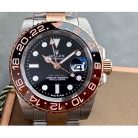 ロレックスコピー GMT-Master II（グリーンニッチ）41mm 126710BLNR“ブラック・ダイヤル＋ステンレスケース＋セラミックベゼル＋オイスターブレスレット” メンズ専用モデル
