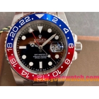 ロレックスコピー GMT-Master II（グリーンニッチ）41mm 126710BLNR“ブラック・ダイヤル＋ステンレスケース＋バイカラーアルミニウムベゼル＋オイスターブレスレット” メンズ専用モデル 
