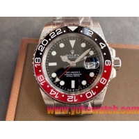 ロレックスコピー GMT-Master II（グリーンニッチ）41mm 126710BLNR“ブラック・ダイヤル＋ステンレスケース＋バイカラーアルミニウムベゼル＋オイスターブレスレット” メンズ専用モデル