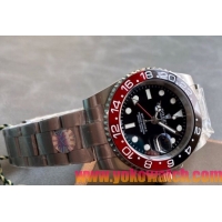 ロレックスコピー GMT-Master II（グリーンニッチ）41mm 126710BLNR“ブラック・ダイヤル＋ステンレスケース＋バイカラーアルミニウムベゼル＋オイスターブレスレット” メンズ専用モデル 