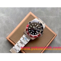 ロレックスコピー GMT-Master II（グリーンニッチ）41mm 126710BLNR“ブラック・ダイヤル＋ステンレスケース＋バイカラーアルミニウムベゼル＋オイスターブレスレット” メンズ専用モデル 