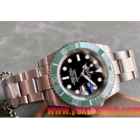 ロレックスコピー サブマリーナー（SUB）41mm 126610LV“グリーン・ベゼル＋ブラック・ダイヤル＋ステンレスケース＋オイスターブレスレット” メンズ専用モデル