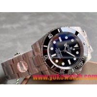 ロレックスコピー サブマリーナー（SUB）40mm 124060“ブラック・ベゼル＋ブラック・ダイヤル＋ステンレスケース＋オイスターブレスレット” メンズ専用モデル