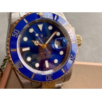 ロレックスコピー サブマリーナー（SUB）41mm 126613LB“ブルー・ベゼル＋ブルー・ダイヤル＋ステンレスケース×イエローゴールドリング＋オイスターブレスレット” メンズ専用モデル