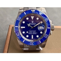ロレックスコピー サブマリーナー（SUB）41mm 126610LB“ブルー・ベゼル＋ブルー・ダイヤル＋ステンレススチールケース＋オイスターブレスレット” メンズ専用モデル