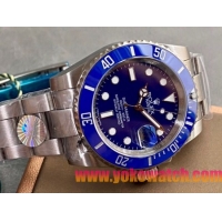 ロレックスコピー サブマリーナー（SUB）41mm 126610LB“ブルー・ベゼル＋ブルー・ダイヤル＋ステンレススチールケース＋オイスターブレスレット” メンズ専用モデル