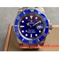ロレックスコピー サブマリーナー（SUB）41mm 126610LB“ブルー・ベゼル＋ブルー・ダイヤル＋ステンレススチールケース＋オイスターブレスレット” メンズ専用モデル