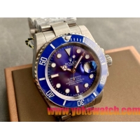 ロレックスコピー サブマリーナー（SUB）40mm 126610LB“新・ブルー・ベゼル＋新・ブルー・ダイヤル＋ステンレススチールケース＋オイスターブレスレット” メンズ専用モデル
