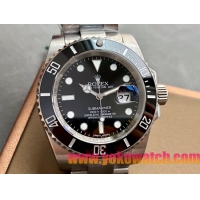 ロレックスコピー サブマリーナー（SUB）40mm 126610LN“ブラック・ベゼル＋ブラック・ダイヤル＋ステンレススチールケース＋オイスターブレスレット” メンズ専用モデル 