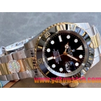 ロレックスコピー サブマリーナー（SUB）40mm 126613LN“間金・ブラック・ベゼル＋ブラック・ダイヤル＋ステンレススチール＆ゴールドケース＋オイスターブレスレット” メンズ専用モデル