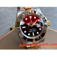 ロレックスコピー サブマリーナー（SUB）40mm 126613LN“間金・ブラック・ベゼル＋ブラック・ダイヤル＋ステンレススチール＆ゴールドケース＋オイスターブレスレット” メンズ専用モデル