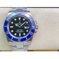 ロレックスコピー サブマリーナー（SUB）40mm 126610LN“新・ブルー・ベゼル＋ブラック・ダイヤル＋ステンレススチールケース＋オイスターブレスレット” メンズ専用モデル