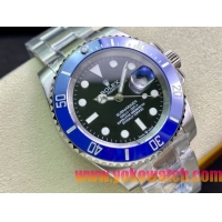 ロレックスコピー サブマリーナー（SUB）40mm 126610LN“新・ブルー・ベゼル＋ブラック・ダイヤル＋ステンレススチールケース＋オイスターブレスレット” メンズ専用モデル