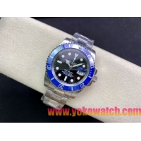 ロレックスコピー サブマリーナー（SUB）40mm 126610LN“新・ブルー・ベゼル＋ブラック・ダイヤル＋ステンレススチールケース＋オイスターブレスレット” メンズ専用モデル