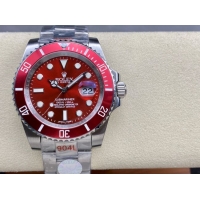 ロレックスコピー サブマリーナー（SUB）40mm 126610LN“レッド・ベゼル＋レッド・ダイヤル＋ステンレススチールケース＋オイスターブレスレット” メンズ専用モデル