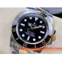 ロレックスコピー サブマリーナー（SUB）41mm 126613LN“間金・無歴・ブラック・ベゼル＋ブラック・ダイヤル＋ステンレススチール＆ゴールドケース＋オイスターブレスレット” メンズ専用モデル