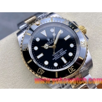 ロレックスコピー サブマリーナー（SUB）41mm 126613LN“間金・無歴・ブラック・ベゼル＋ブラック・ダイヤル＋ステンレススチール＆ゴールドケース＋オイスターブレスレット” メンズ専用モデル