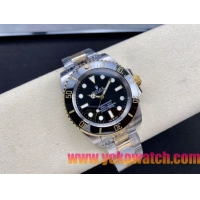 ロレックスコピー サブマリーナー（SUB）41mm 126613LN“間金・無歴・ブラック・ベゼル＋ブラック・ダイヤル＋ステンレススチール＆ゴールドケース＋オイスターブレスレット” メンズ専用モデル