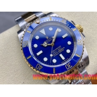 ロレックスコピー サブマリーナー（SUB）41mm 126613LB“間金・無歴・ブルー・ベゼル＋ブルー・ダイヤル＋ステンレススチール＆ゴールドケース＋オイスターブレスレット” メンズ専用モデル