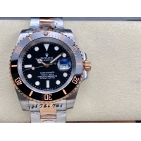 ロレックスコピー サブマリーナー（SUB）41mm 126613LN“間金・無歴・ブラック・ベゼル＋ブラック・ダイヤル＋ステンレススチール＆ローズゴールドケース＋オイスターブレスレット” メンズ専用モデル