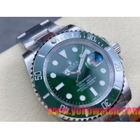 ロレックスコピー サブマリーナー（SUB）40mm “緑・無歴・グリーン・ベゼル＋グリーン・ダイヤル＋ステンレススチールケース＋オイスターブレスレット” メンズ専用モデル