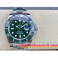ロレックスコピー サブマリーナー（SUB）40mm “緑・無歴・グリーン・ベゼル＋グリーン・ダイヤル＋ステンレススチールケース＋オイスターブレスレット” メンズ専用モデル