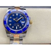 ロレックスコピー サブマリーナー（SUB）40mm 126613LB-D“間金・ダイヤモンド・ブルー・ベゼル＋ブルー・ダイヤル＋ステンレススチール＆ゴールドケース＋オイスターブレスレット” メンズ専用モデル