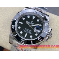 ロレックスコピー サブマリーナー（SUB）40mm 126610LN“ブラック・ベゼル＋ブラック・ダイヤル＋ステンレススチールケース＋オイスターブレスレット” メンズ専用モデル