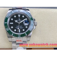 ロレックスコピー サブマリーナー（SUB）41mm 126610LV“グリーン・ベゼル＋ブラック・ダイヤル＋ステンレススチールケース＋オイスターブレスレット” メンズ専用モデル