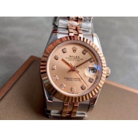 ロレックスコピー・デイトジャスト（DATEJUST）31mm 279171“シャンパン・ダイヤル＋ローズゴールドベゼル＋ステンレススチール＆ローズゴールドブレスレット” レディース専用モデル