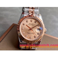 ロレックスコピー・デイトジャスト（DATEJUST）31mm 279171“シャンパン・ダイヤル＋ローズゴールドベゼル＋ステンレススチール＆ローズゴールドブレスレット” レディース専用モデル