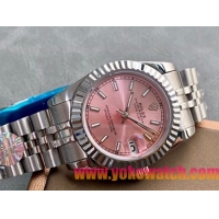 ロレックスコピー・デイトジャスト（DATEJUST）31mm 279174“ピンクダイヤル＋ステンレススチールベゼル＋ステンレススチールブレスレット” レディース専用モデル