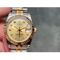 ロレックスコピー・デイトジャスト（DATEJUST）31mm 279173“ゴールドダイヤル＋ゴールドベゼル＋ステンレススチール＆ゴールドブレスレット” レディース専用モデル