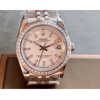 ロレックスコピー・デイトジャスト（DATEJUST）31mm 279160“ダイヤモンドベゼル＋ピンクダイヤル＋ステンレススチールブレスレット” レディース専用モデル