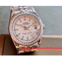 ロレックスコピー・デイトジャスト（DATEJUST）31mm 279160“ダイヤモンドベゼル＋ピンクダイヤル＋ステンレススチールブレスレット” レディース専用モデル