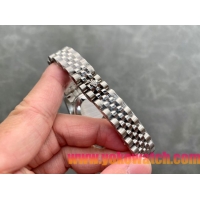 ロレックスコピー・デイトジャスト（DATEJUST）31mm 279160R“全ステンレススチール仕様＋三角坑紋ベゼル＋ダイヤモンドインデックス＋シルバーダイヤル” レディース専用モデル
