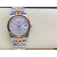ロレックスコピー・デイトジャスト（DATEJUST）31mm 279160R“イエローゴールドベゼル＋ホワイトパームダイヤル” レディース専用モデル