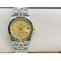 ロレックスコピー・デイトジャスト（DATEJUST）31mm 279160R“イエローゴールドベゼル＋イエローハニカムダイヤル” レディース専用モデル
