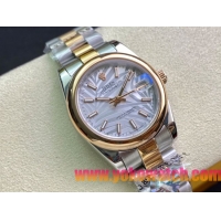 ロレックスコピー・デイトジャスト（DATEJUST）31mm 279160R“ローズゴールドベゼル＋ホワイトパームダイヤル” レディース専用モデル