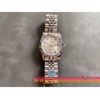 ロレックスコピー・デイトジャスト（DATEJUST）31mm 279160R“ダイヤモンドインデックス＋ホワイトダイヤル” レディース専用モデル