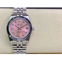 ロレックスコピー・デイトジャスト（DATEJUST）31mm 279160R“ピンクダイヤル＋ダイヤモンドインデックス” レディース専用モデル